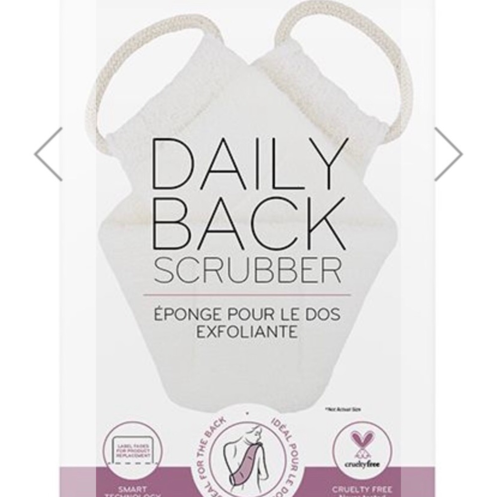 6/$25 NWT DAILY CONCEPTS BACK SCRUBBER